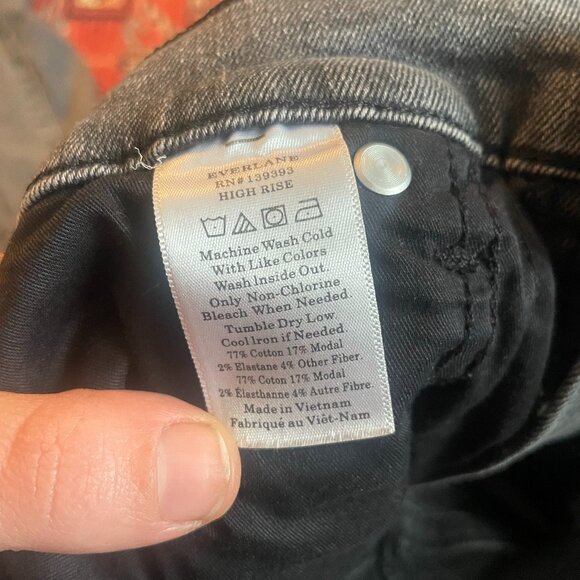 Everlane Women's Dark Gray HIgh rise Skinny - Picture 9 of 9